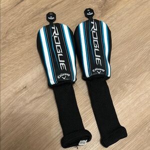 Callaway Rogue Black and Blue Golf Club Headcovers